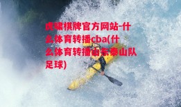 虎啸棋牌官方网站-什么体育转播cba(什么体育转播山东泰山队足球)